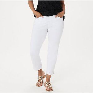 Susan Graver Regular Weekend Premium Stretch Crop Pants